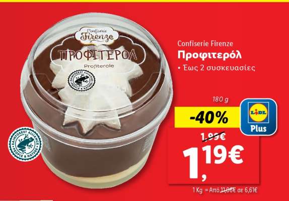 Confiserie Firenze Προφιτερόλ