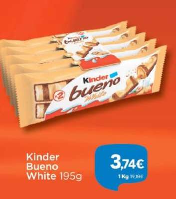 Kinder bueno white 195g