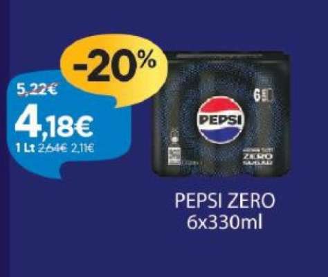 Pepsi zero 6x330ml