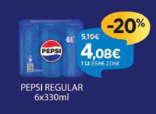 PEPSI REGULAR 6x330ml